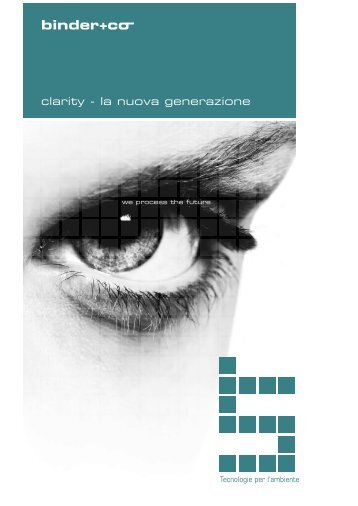 clarity - la nuova generazione - Binder+Co AG