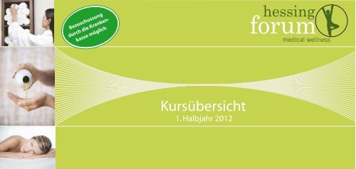 Kursübersicht Deckblatt - Hessing Stiftung