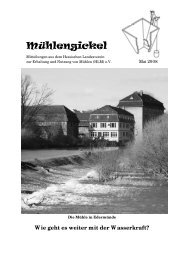 MÃ¼hlengickel - Hessischer Landesverein zur Erhaltung und Nutzung ...