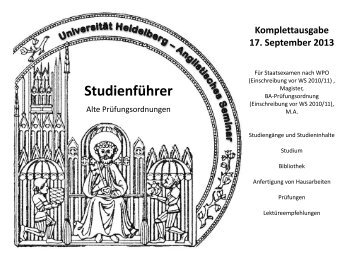 Version für ältere Studiengänge finden Sie hier - Universität ...