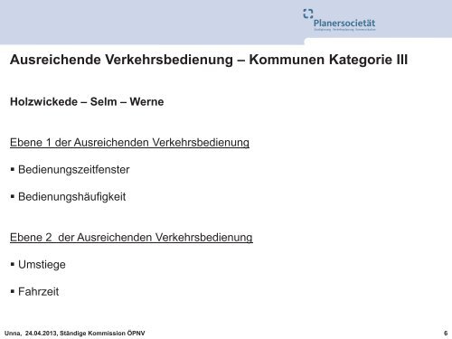 NVP Fortschreibung | Vortrag - Kreis Unna