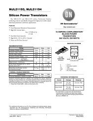 MJL21193 - Silicon Power Transistors - HEStore.hu