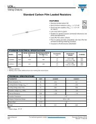 Standard Carbon Film Leaded Resistors LCA.... - HEStore.hu