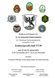 E - Schützengesellschaft der F.T. 09 Starnberg