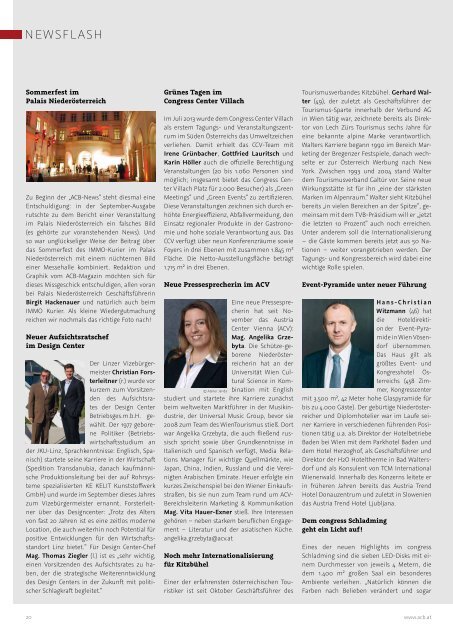 Werfen Sie gleich einen Blick in das Magazin - Austrian Convention ...