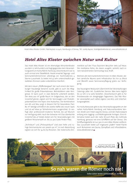 Werfen Sie gleich einen Blick in das Magazin - Austrian Convention ...