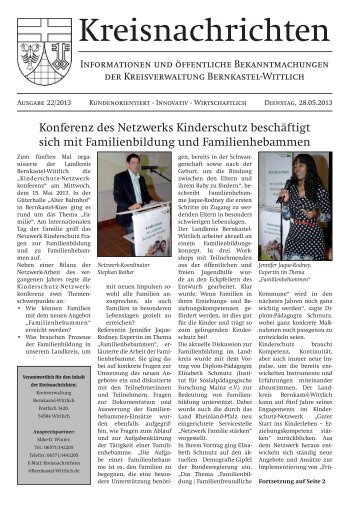 Ausgabe KW 22 - Landkreis Bernkastel-Wittlich