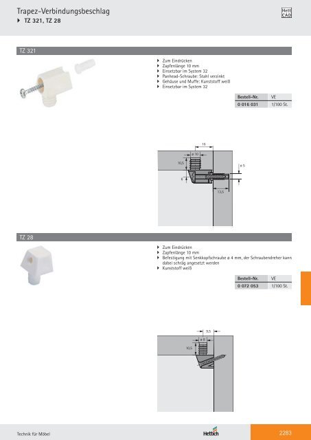 Katalog Technik und Anwendung - Hettich