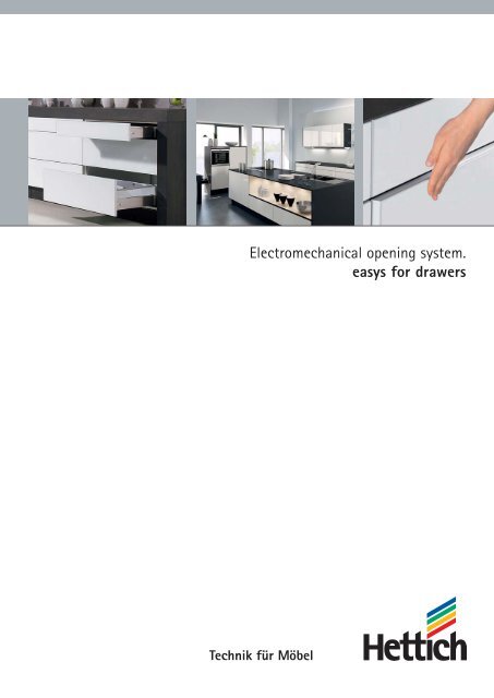 Catalogue Easys for drawers - Hettich