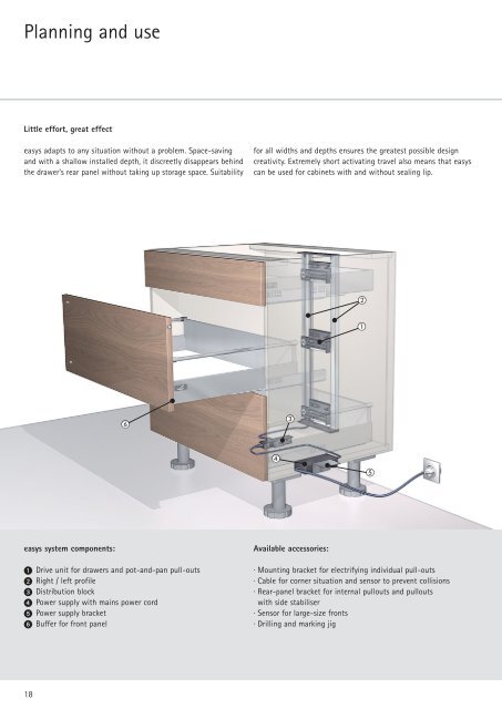 Catalogue Easys for drawers - Hettich