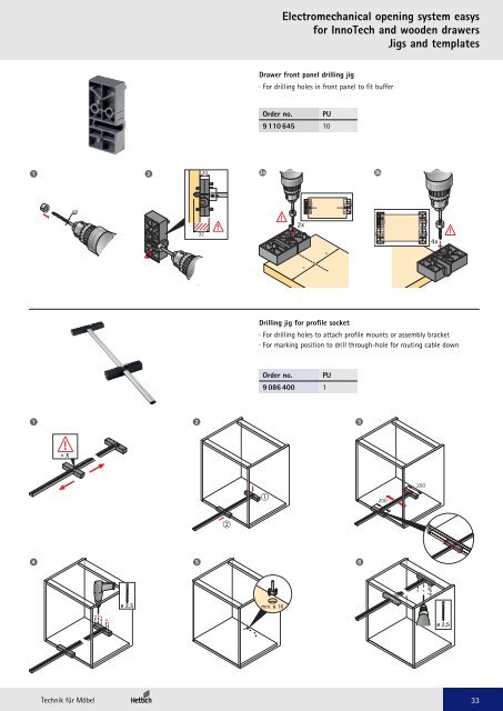 Catalogue Easys for drawers - Hettich