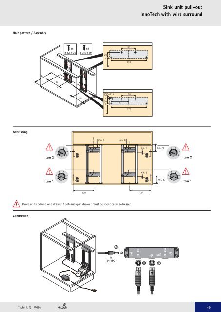 Catalogue Easys for drawers - Hettich