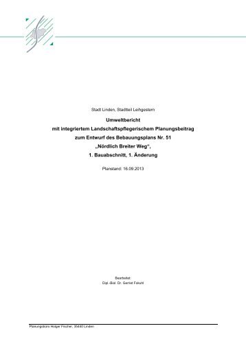 Umweltbericht - beteiligungsverfahren-baugb.de