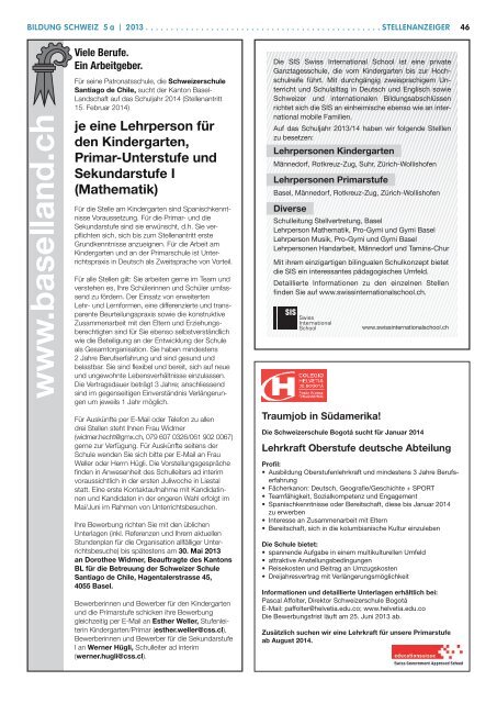 Ausgabe 5a | 2013 (PDF 11.0 MB) - LCH