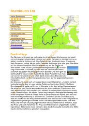 Sturmbauers Eck - Wandern in der Sächsische Schweiz