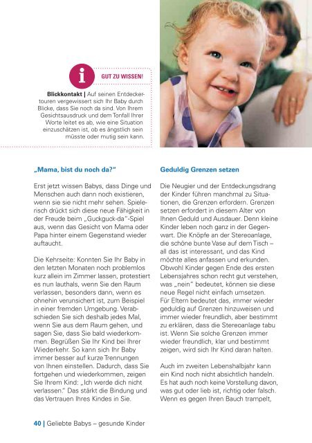 Geliebte Babys – gesunde Kinder - Techniker Krankenkasse