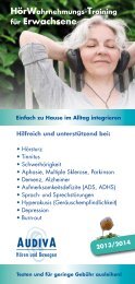 HörWahrnehmungsTraining für Erwachsene - Audiva