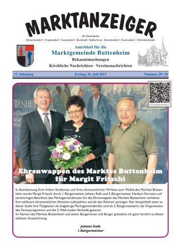 Marktanzeiger vom 26.07.2013 - Buttenheim