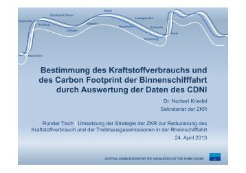 Bestimmung des Kraftstoffverbrauchs und des Carbon Footprint der ...