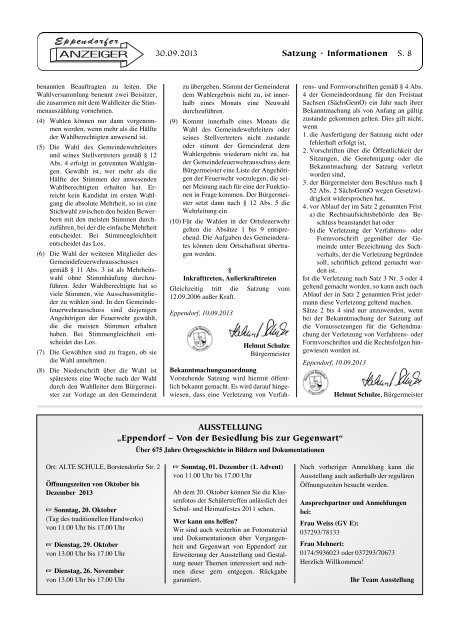 10/2013 - Gemeinde Eppendorf