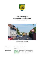 Lärmaktionsplan Gemeinde Schorfheide