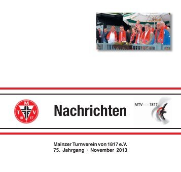 Ausgabe November 2013 - Mainzer Turnverein von 1817