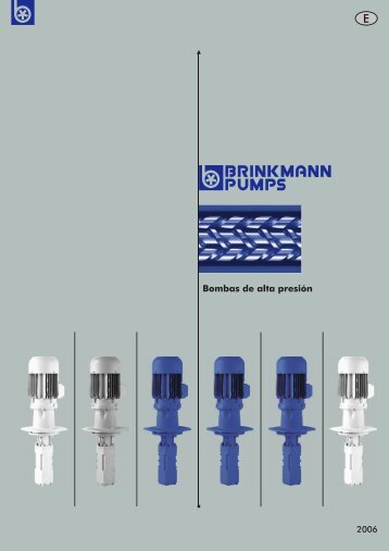 Bombas de alta presión - BRINKMANN PUMPS