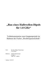 Bau eines Halbwellen-Dipols.pdf - Ing. H. Heuermann - FH Aachen