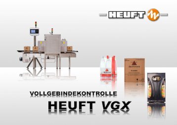 HEUFT VGX - Vollgebindekontrolle - HEUFT ... - Heuft.com