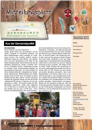 Mitteilungsblatt Dezember 2013 - Bernbeuren