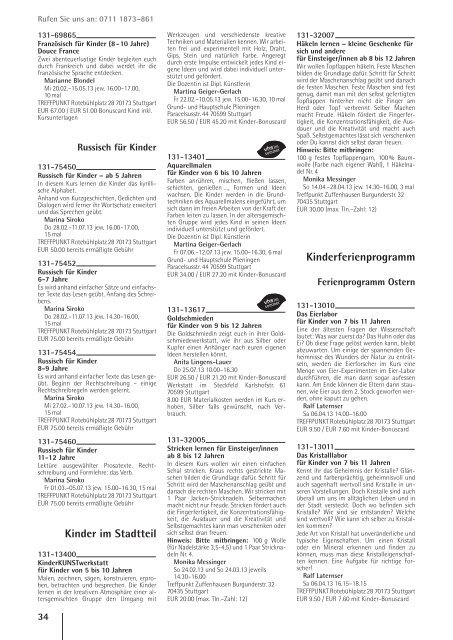 vhs das Programm 1 / 2013