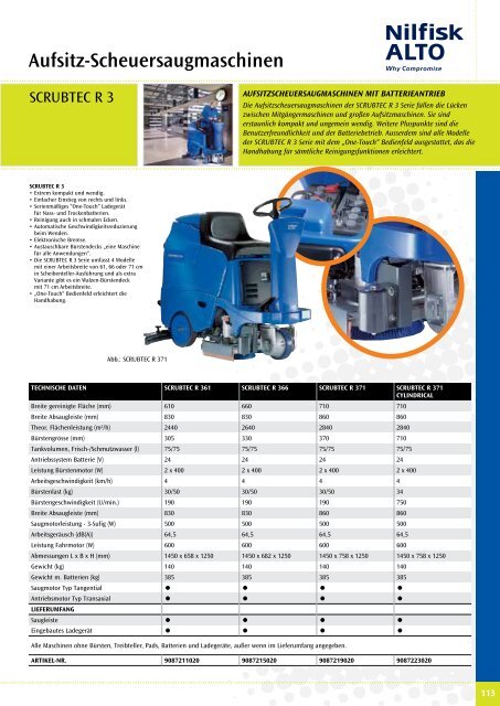 Nilfisk Alto Katalog 2010 - Heupel GmbH