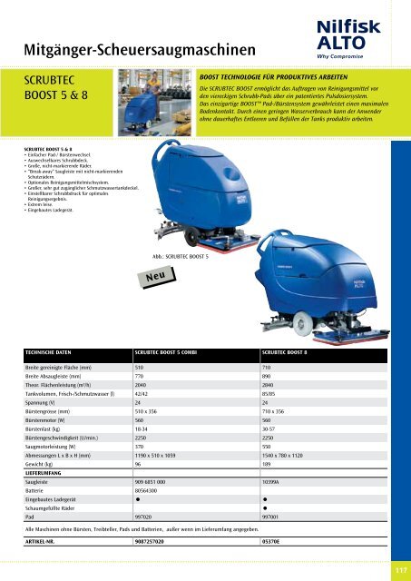 Nilfisk Alto Katalog 2010 - Heupel GmbH