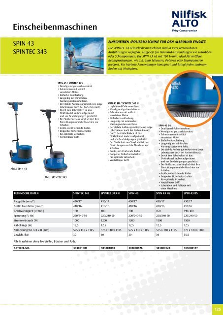 Nilfisk Alto Katalog 2010 - Heupel GmbH