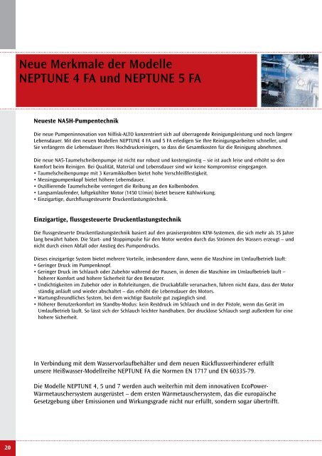 Nilfisk Alto Katalog 2010 - Heupel GmbH