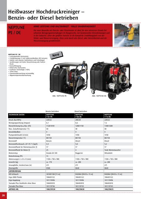 Nilfisk Alto Katalog 2010 - Heupel GmbH