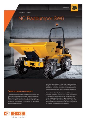 NC Raddumper SW6 - Carl Heusser AG