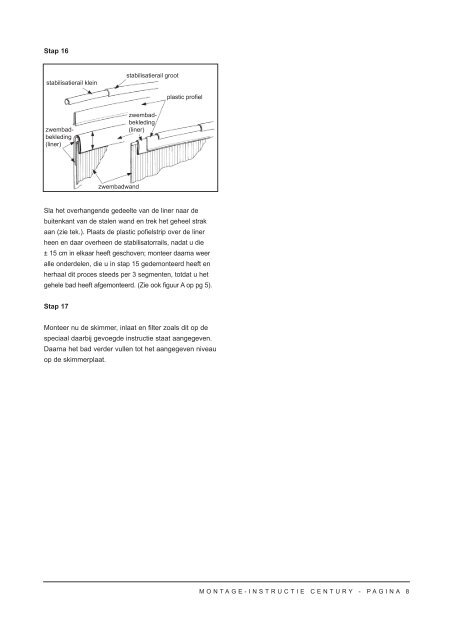 Handleiding Interline Century luxe familiezwembad downloaden