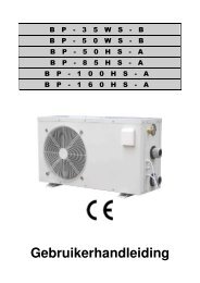 handleiding van de warmtepomp - Heuts