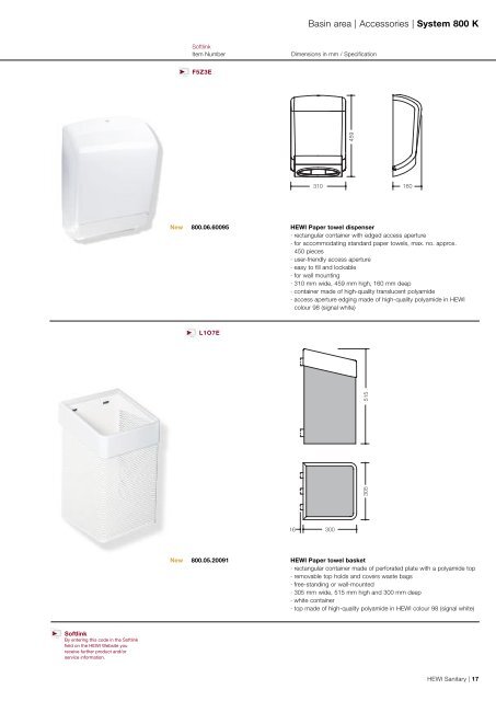 Supplementary Catalogue 2011 Sanitary - RIBA Product Selector