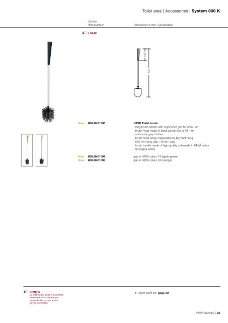 Supplementary Catalogue 2011 Sanitary - RIBA Product Selector