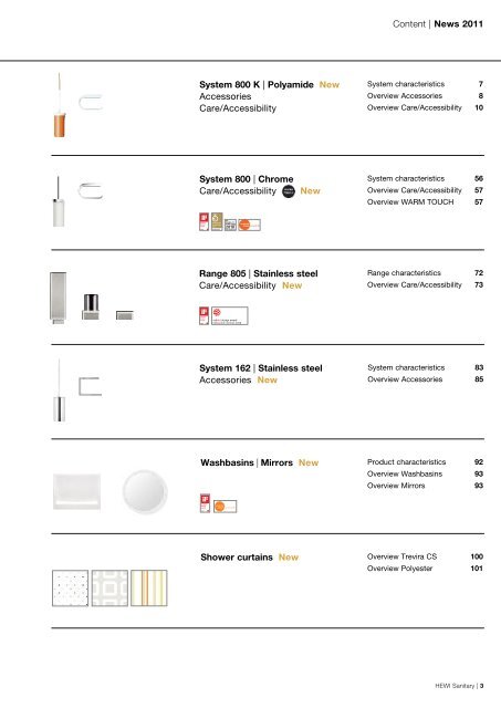 Supplementary Catalogue 2011 Sanitary - RIBA Product Selector