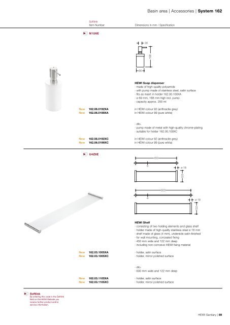 Supplementary Catalogue 2011 Sanitary - RIBA Product Selector