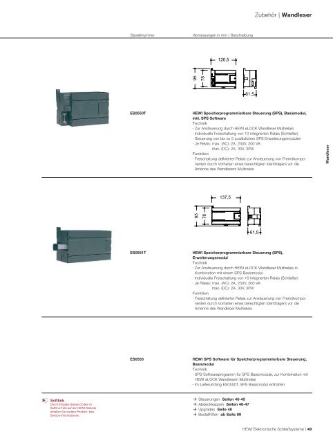 Programm 2010/2011 Elektronische SchlieÃsysteme ... - HEWI