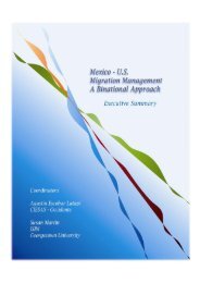 Mexico-U.S. Migration Management: A Binational Approach.