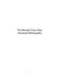 The Blended Value Map Annotated Bibliography - Hewlett Foundation