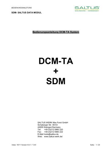 DCM-TA + SDM - Saltus