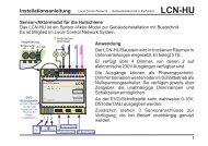 Installationsanleitung LCN HU