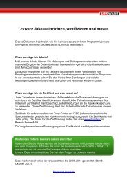 Lexware dakota einrichten, zertifizieren und nutzen
