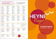 Das junge Programm - Heyne fliegt